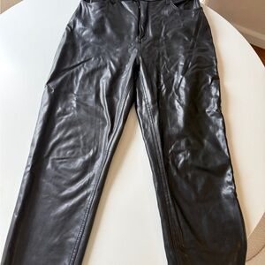 Abercrombie & Fitch Vegan Leather Pants in Curve love